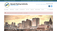 Desktop Screenshot of newarkparkingauthority.org